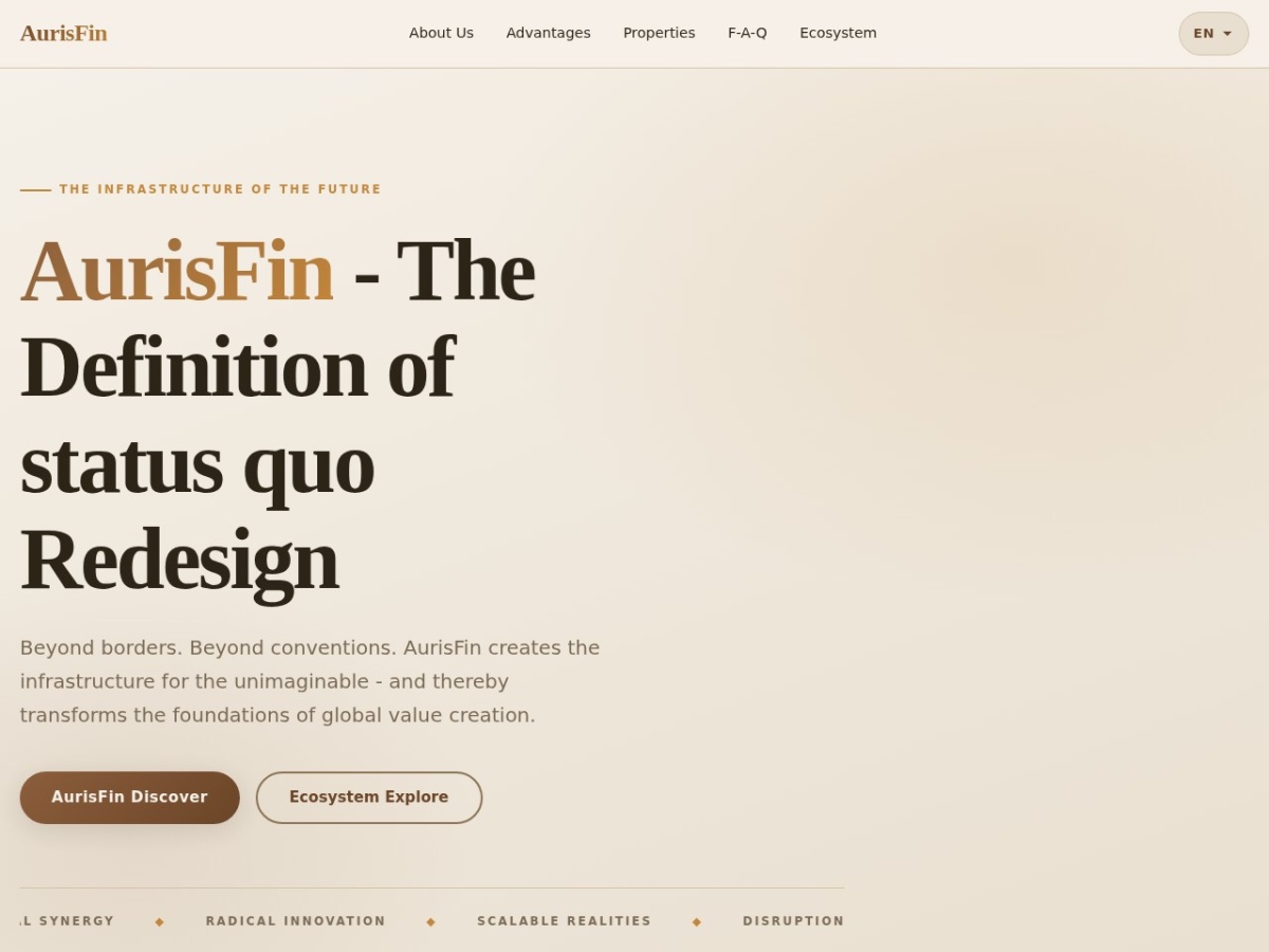 Screenshot of Aurisfin
