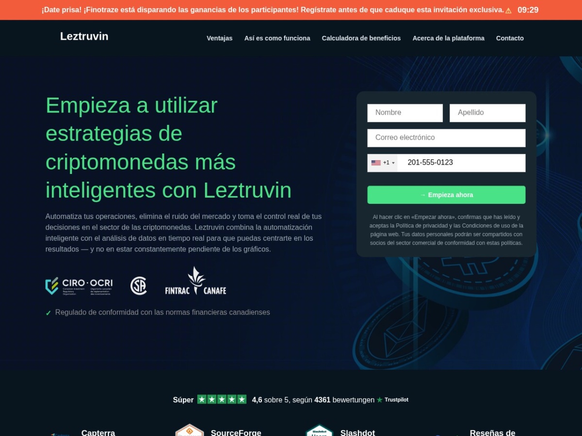 Screenshot of Leztruvin